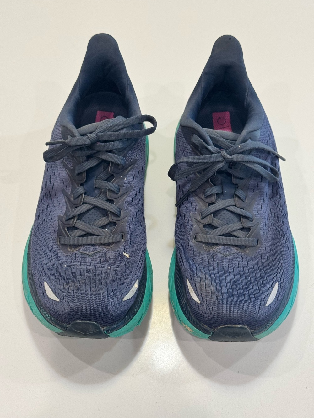 HOKA Wmns Clifton 8 'Outer Space Atlantis SKU 1119394 Size 8B Blue /teal/pink - Picture 5 of 11